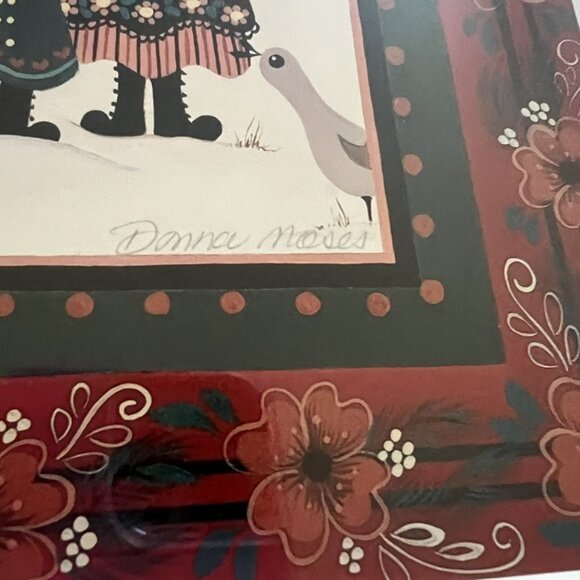 Donna Moses O Christmas Tree Limited Edition Framed Print 110/980 1986 Cottage - Picture 7 of 10